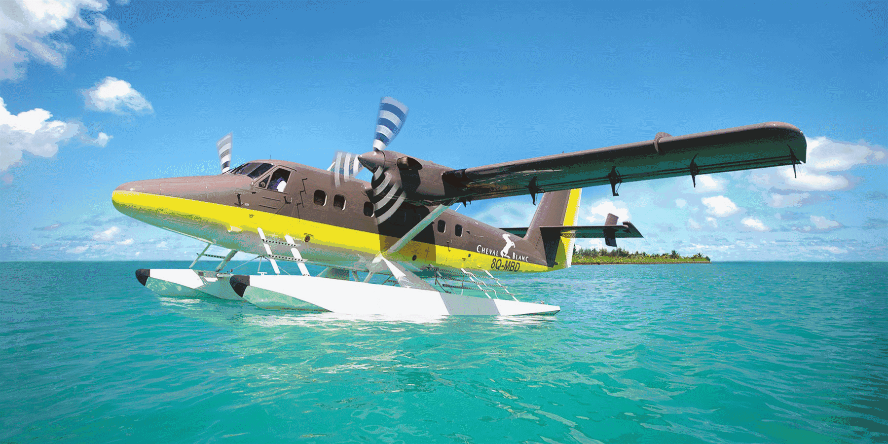 马尔代夫白马庄园水飞上岛
