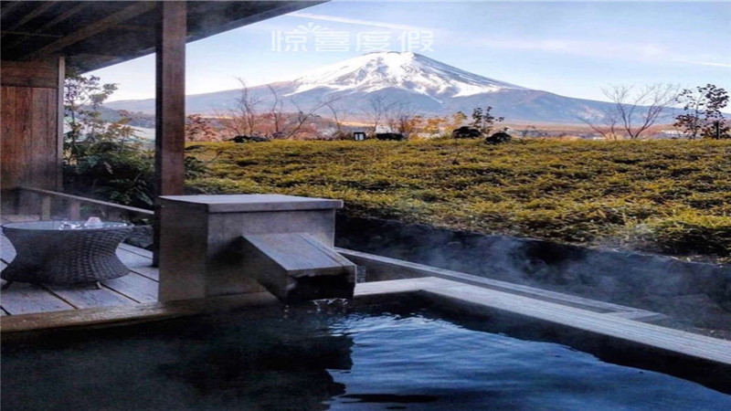惊喜度假富士山河口湖钟山苑然然别墅预定