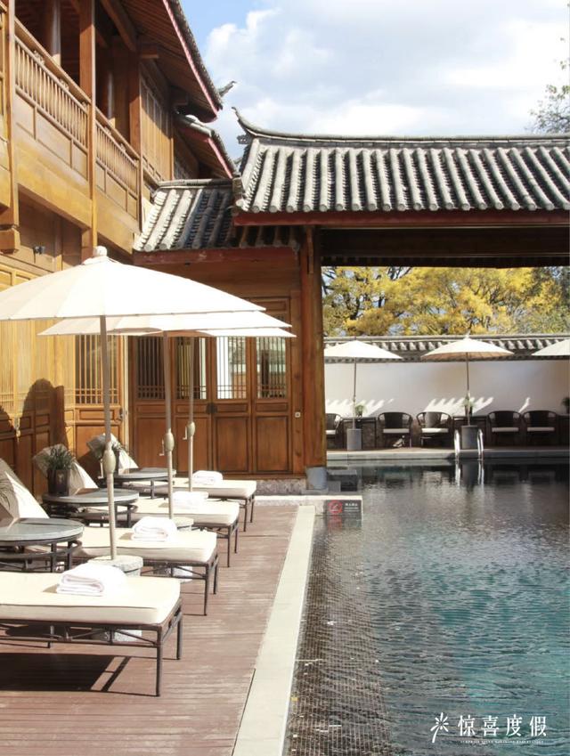 丽江安缦酒店泳池